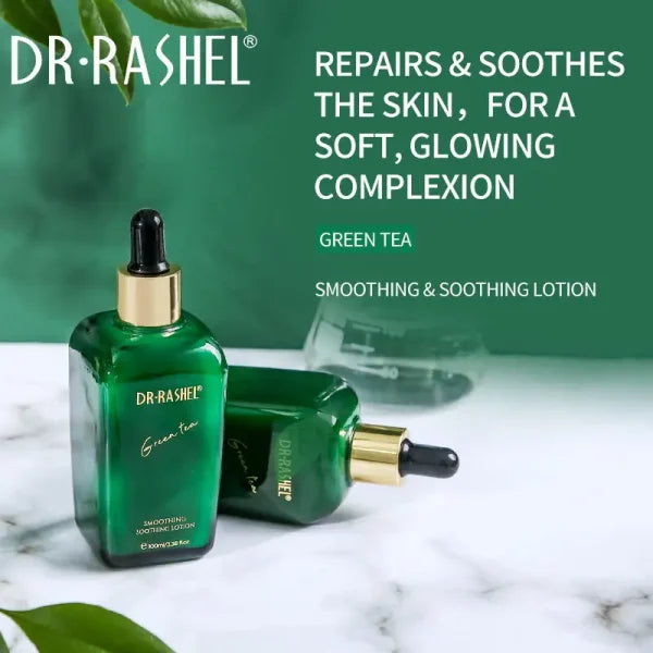 Dr Rashel Green Tea Smoothing Soothing Lotion | Moisturizing Nourishing Softening Facial Care – 100ml