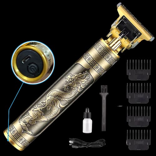 T9 Professional Beard Trimmer Haircut Shaving Machine For Men (metal Body)